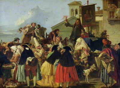 歯の抜歯器、1754年 作： Giovanni Domenico Tiepolo